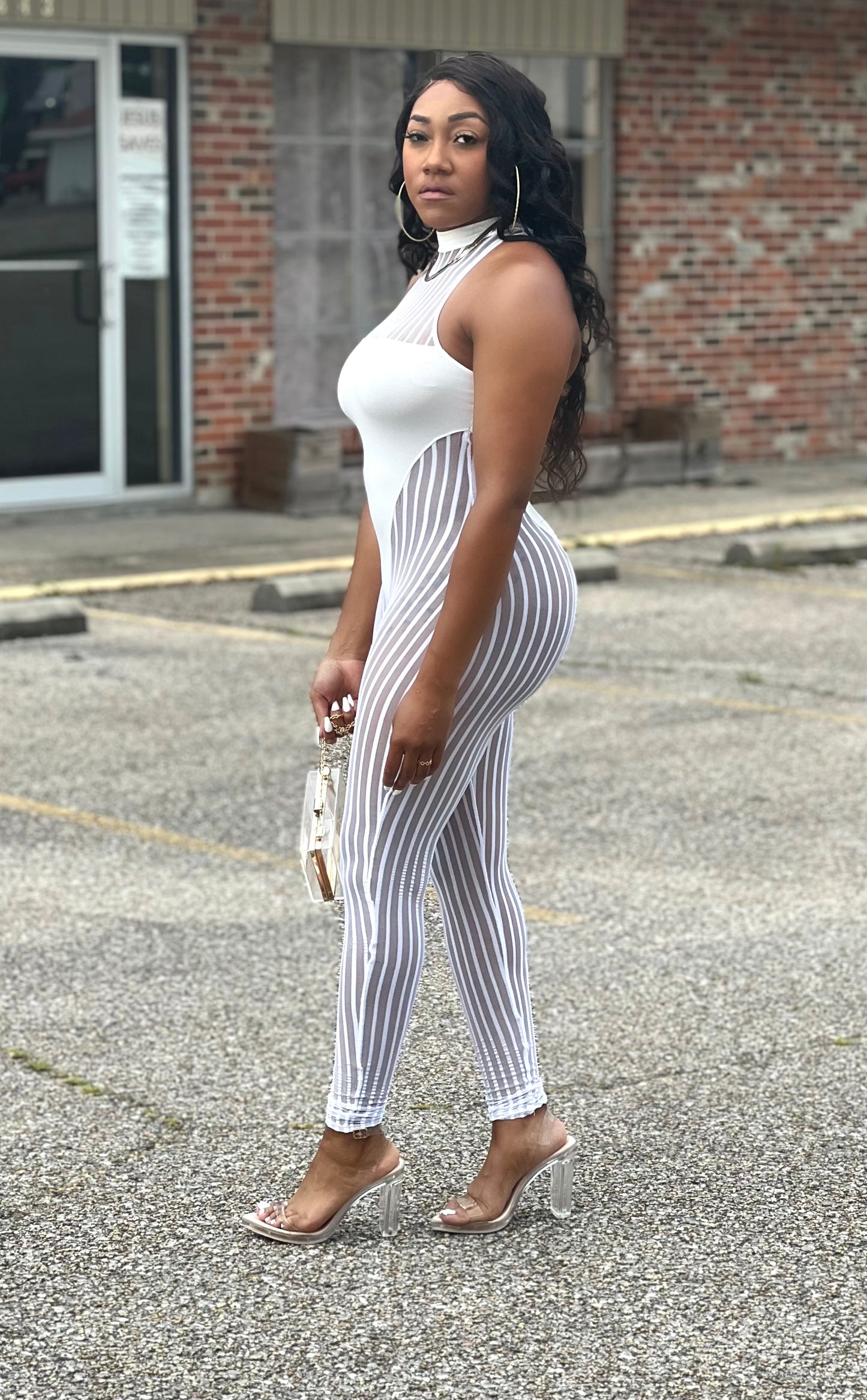 SEXY CAN I WHITE JUMPSUIT